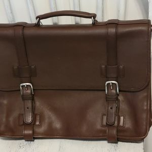 EXC LIKE NEW VTG COACH Briefcase Laptop Satchel Case Bag Mahoney Brown
